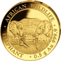 0,5g Gold Somalia Elefant 2020 PP