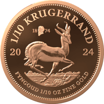 1/10 Unze Gold Krügerrand Burgers Pond Privy Mark 2024 PP (Auflage: 500 | Polierte Platte)