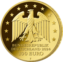 1/2 Unze Gold 100 Euro Der zerbrochene Krug - Kleist 2024 (Buchstabe: F | Auflage: 18.000)