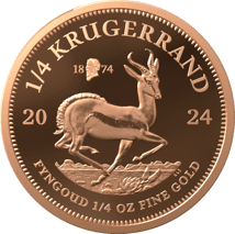 1/4 Unze Gold Krügerrand Burgers Pond Privy Mark 2024 PP (Auflage: 50 | Polierte Platte)