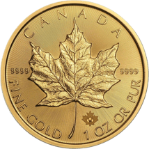 1 Unze Gold Maple Leaf 2016