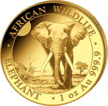 1 Unze Gold Somalia Elefant 2025