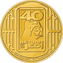 1 Unze Gold Star Wars 40 Jahre Rückkehr der Jedi-Ritter 2023 (Auflage: 100 | Polierte Platte)
