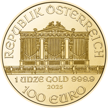 1 Unze Gold Wiener Philharmoniker 2025