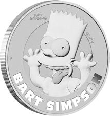 1 Unze Silber Bart Simpson 2022 (Auflage: 22.500)