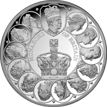 1 Unze Silber Britische Monarchen 2024 (Auflage: 1.000 | Polierte Platte)