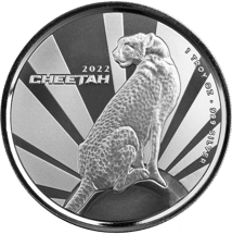1 Unze Silber Kamerun Gepard 2022 (Auflage: 25.000)
