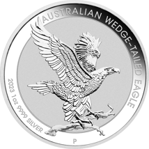 1 Unze Silber Wedge Tailed Eagle 2023 (Auflage: 50.000 | Stempelglanz)