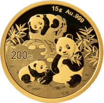 15g Gold China Panda 2025