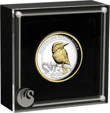 2 Unze Silber Kookaburra 2021 PP (Auflage:1.000 | Polierte Platte | High Relief)