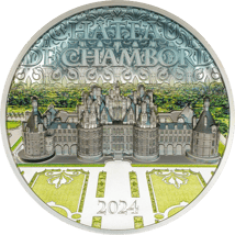 5 Unze Silber Chateau de Chambord 2024 (Auflage: 500 | High Relief | Polierte Platte)