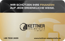 Kettner Gold Krisenschutzkarte (mit RFID Blocker)