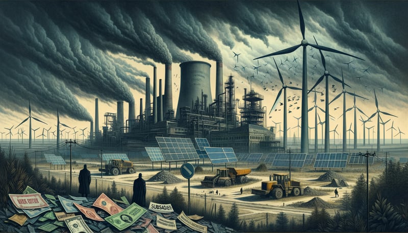 Ideologie, Subvention und Betrug: Eine kritische Analyse der deutschen Energiewende