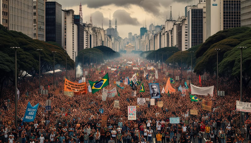 Massendemonstration in Brasilien: Protest gegen Richter und Sperrung des Onlinedienstes X